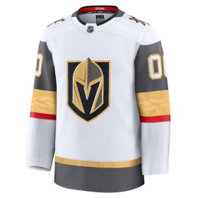 Maillot de Hockey Vegas Golden Knights Personnaliser Fanatics Premium 2024-25 Blanc Extérieur - Homme